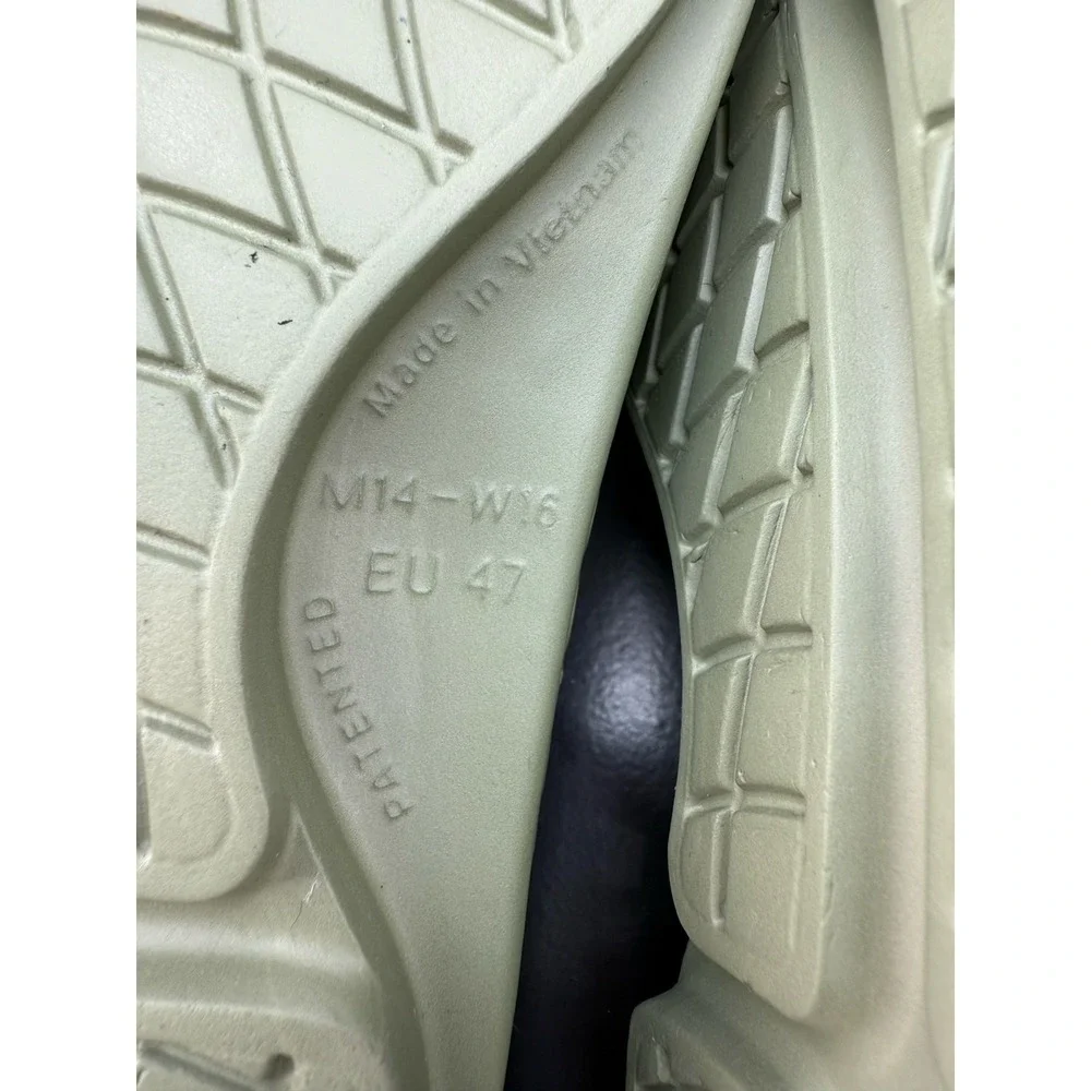 OOFOS OOahh‎ Recovery Slide Mens Size 14 Sage Green Slip On Comfort Sandals NEW